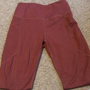 SO Women's Burgundy Leggings
